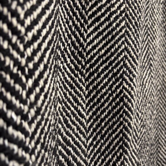 Piazza Sempione Black White Wool Blend Skirt Suit Set IT 50 / US 14 - Picture 3 of 16